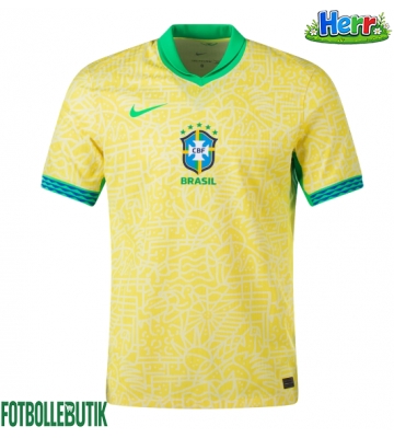 Brasilien Hemmatröja Copa America 2024 Kortärmad